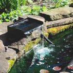 Stainless Steel Pond Waterfall System with Pump