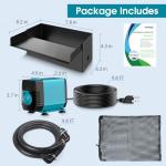 Pond Waterfall Spillway Kit with Pump