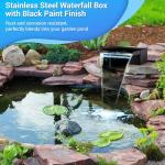 Solar-Powered Pond Waterfall Kit for Ponds