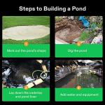 VIVOSUN Durable Pond Liner for Koi Ponds