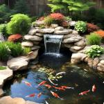 Solar-Powered Pond Waterfall Kit for Ponds