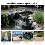 15 Mil Black Pond Liner for Outdoor Use