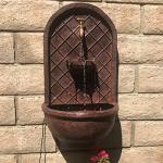 Sunnydaze 26" Bronze Wall Water Fountain