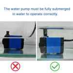 AQUANEAT Mini Submersible Water Pump, 80 GPH