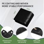 15x20ft Heavy-Duty Fish Pond Liner