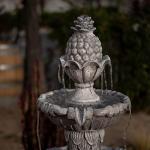 3-Tier Outdoor Water Fountain with Bird Bath