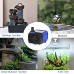 AQUANEAT Mini Submersible Water Pump, 80 GPH