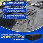 Pond Liner Underlayment Fabric with Garden Staples