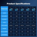 TONGCHANT 100W Ultra-Quiet 1800 GPH Pond Pump