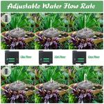 Granite Bird Bath Water Fountain with Pump