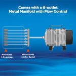 AquaMiracle 58W Air Pump for Ponds & Aquariums