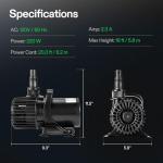 VIVOSUN 4500 GPH Quiet Submersible Water Pump