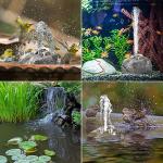 Granite Bird Bath Water Fountain with Pump