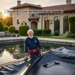 10x13ft Waterproof Pond Liner for Outdoor Use