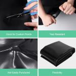 20 Mil Pond Liner, 10 X 13 FT Durable Design