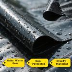 10x13ft Waterproof Pond Liner for Outdoor Use