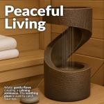 Sunnydaze 14-Inch Winding Showers Tabletop Fountain