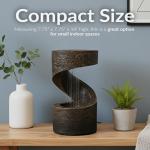 Sunnydaze 14-Inch Winding Showers Tabletop Fountain