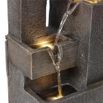 19" Multi-Tier Water Fountain with LED Lights