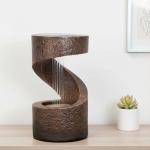 Sunnydaze 14-Inch Winding Showers Tabletop Fountain