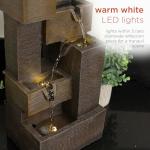 19" Multi-Tier Water Fountain with LED Lights