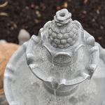 36" 2-Tier Solar Water Fountain - Classic Style