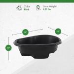 Algreen 33 Gallon Rigid Pond Liner - Black