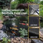 20x30 Ft Pond Liner for Koi Fish Ponds