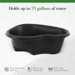 Algreen 33 Gallon Rigid Pond Liner - Black