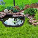 Algreen 33 Gallon Rigid Pond Liner - Black