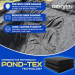 Pond Liner Underlayment with Garden Staples