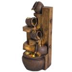 5-Tier Garden Waterfall Fountain with LED Light