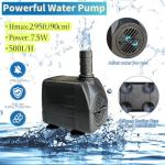 Bird Bath Fountain with Rock Design and Pump