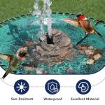 Bird Bath Water Fountain with Pump and Cord