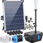 Solar Pond Filter and Fountain Pump Kit