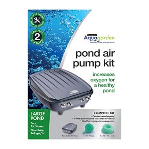Aquagarden Outdoor Pond Air Pump Kit with Stones