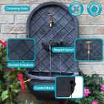 Sunnydaze 26" Electric Wall Water Fountain