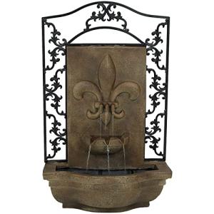 Sunnydaze 33" Electric Wall Fountain - Florentine Style