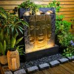 Large Zen Buddha Outdoor Fountain for Gardens