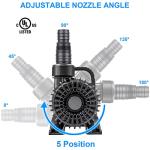 OYO WATER 1800GPH Garden Pond Waterfall Pump