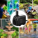 Submersible Fountain Pump with 3 Nozzles