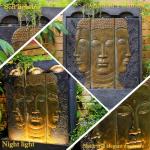 Large Zen Buddha Outdoor Fountain for Gardens