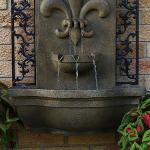 Sunnydaze 33" Electric Wall Fountain - Florentine Style