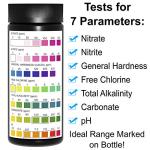 7-in-1 Pond Water Test Strips Kit