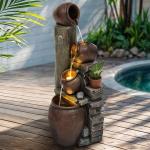40" Outdoor/Indoor Cascading Pitcher Water Fountain