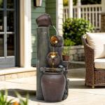 40" Outdoor/Indoor Cascading Pitcher Water Fountain