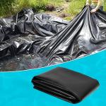 20 Mil HDPE Pond Liner, 7x10 Ft Durable Size