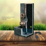 Zen Buddha Face Water Fountain with LED Light