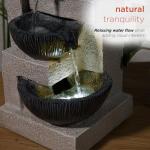 Alpine 14" Cascading Tabletop Fountain with Lights