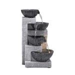 Alpine 14" Cascading Tabletop Fountain with Lights